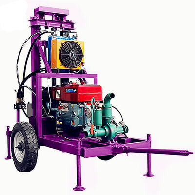 Forage de puits d'eau Équipement hydraulique de forage d'eau à haute performance Petite machine de forage d'eau