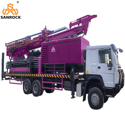 Forage de forage rotatif monté sur camion, circulation inverse, machine de forage RC, forage hydraulique