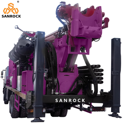 Machine de forage à circulation inverse multifonctionnelle Full Hydraulic Truck Mounted RC Forage