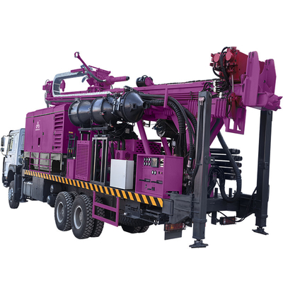 Forage de forage rotatif monté sur camion, circulation inverse, machine de forage RC, forage hydraulique
