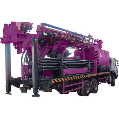 Machine de forage à circulation inverse montée sur un camion, haute efficacité de forage, plateforme de forage RC d'exploration