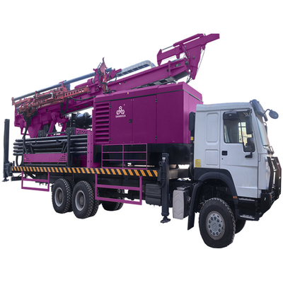 Forage par camion avec pompe à boue et puits d'eau machine de forage de forage à circulation inverse