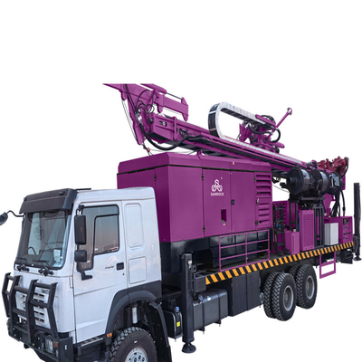 Force de levage 22T/25T/47T/57T Machine de forage à puits hydrauliques montée sur camion