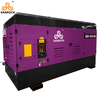 Machine de compression d'air à vis à haute pression