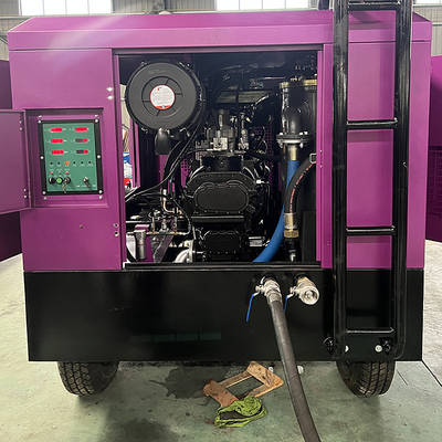 Compresseur d'air à vis portable Puissance de la machine 194kw Compresseur d'air à vis minier Compresseur d'air diesel