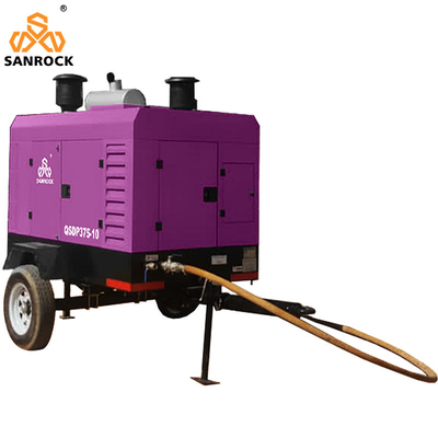 Équipement de compression d'air à vis Compressor d'air mobile Machine de compression d'air industriel Fabricants de compresseurs d'air