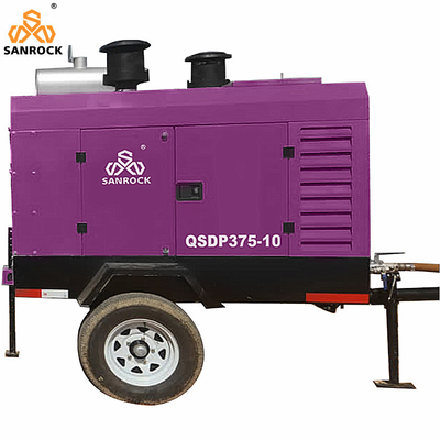 Équipement de compression d'air à vis Compressor d'air mobile Machine de compression d'air industriel Fabricants de compresseurs d'air