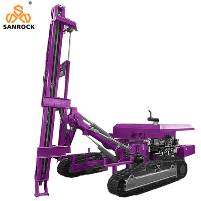 Force de levage de la plateforme de forage par rampant 25KN Force de forage hydraulique DTH Forage minier vers le bas La machine de forage de trou