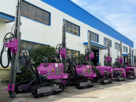 Forage minier DTH Forage de forage 30 m Forage de forage à la traverse de forage hydraulique