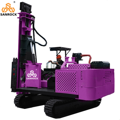 Machine à conduire des piles multifonctionnelle Portable machine à ramper des piles solaires à vis au sol