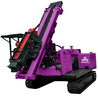 Machine à conduire des piles multifonctionnelle Portable machine à ramper des piles solaires à vis au sol