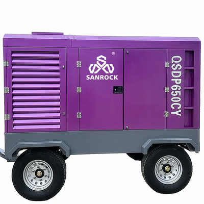 Compresseur d'air à vis machine à haute pression Compresseur d'air à vis puits d'eau Compresseur d'air diesel portable