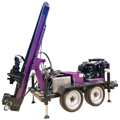 Équipement mobile de forage hydraulique de puits de forage hydraulique complet