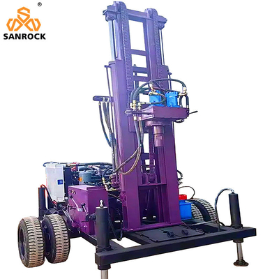 Équipement de forage de puits d'eau 300 mètres Forage hydraulique Portable Forage de puits d'eau