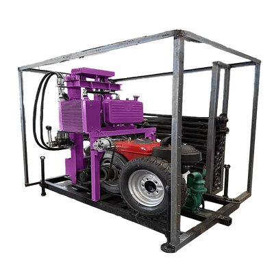 Machine de forage de puits d'eau Réglage rotatif de forage de puits Portable Equipement de forage de puits d'eau