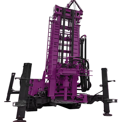 Forage de puits d'eau Force de levage 60T Forage de puits de forage Crawler Équipement de forage de puits d'eau