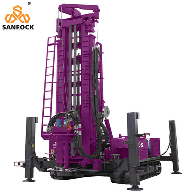 Forage hydraulique de puits Forage rotatif de puits machine de forage de puits profonds Forage portable de puits d'eau