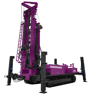 Machines de forage de puits d'eau portables Machines de forage de puits profonds Force de levage 52T