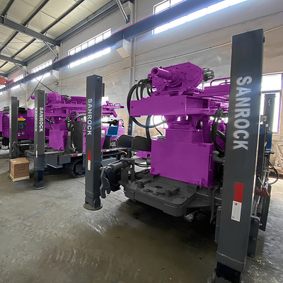 Forage de puits d'eau avec pompe à mousse Forage d'eau de 1200 m Forage hydraulique Machine de forage d'eau