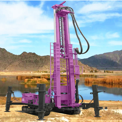 Machines de forage de puits d'eau portables Machines de forage de puits profonds Force de levage 52T
