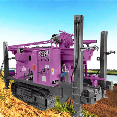Forage de puits d'eau Force de levage 60T Forage de puits de forage Crawler Équipement de forage de puits d'eau