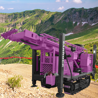 Forage de puits d'eau Force de levage 60T Forage de puits de forage Crawler Équipement de forage de puits d'eau
