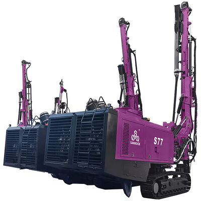 Foreuse d'ancrage à haute performance, foreuse hydraulique sur chenilles intégrée