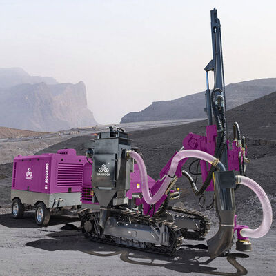 Machine de forage DTH pour roche dure SANROCK, équipement de forage minier, foreuse hydraulique diesel