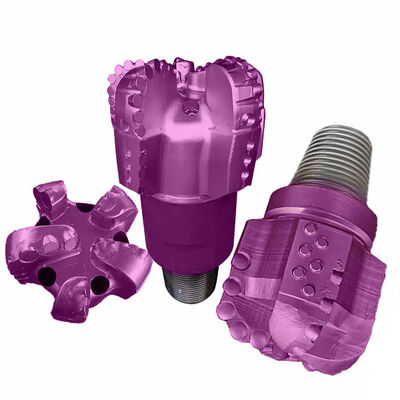 Foret de forage PDC en acier à haute teneur en manganèse, forets de forage pour champs pétrolifères, cône carré API, foret PDC