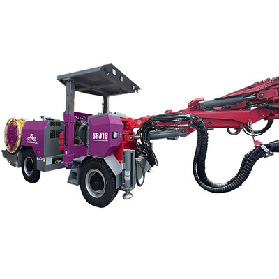 Single Face Boom Jumbo Drill Rig Tunnel Rock Borehole Drilling Equipment Underground Drilling Rig