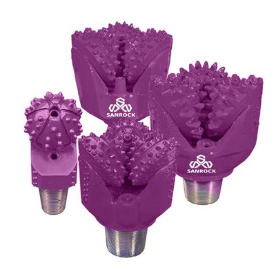 Trois-pièces rocheuses formations dures moyennes à grande vitesse rotatives de forage de puits de pétrole