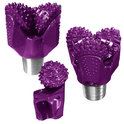 Bits de forage en roche dure à rouleaux géologiques pétroliers et en caoutchouc