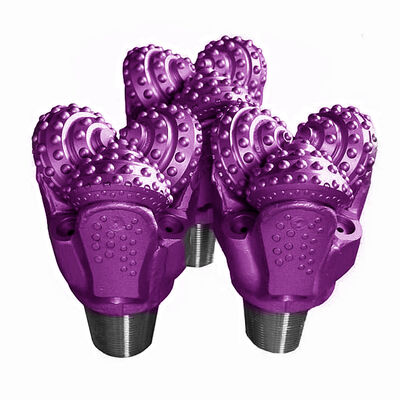 Bits de forage en roche dure à rouleaux géologiques pétroliers et en caoutchouc