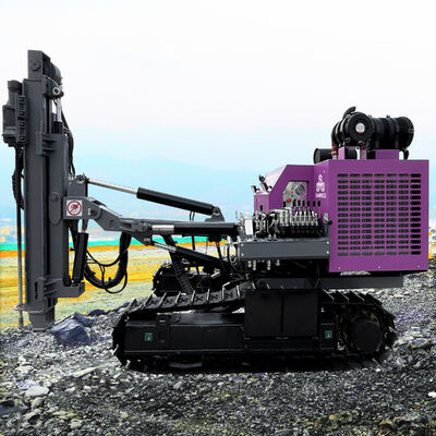 Top Hammer DTH Drilling Rig Diesel Power 60kw Mining Drilling Machine Mobile Drilling Rigs