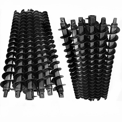 Twist Drill Pipe Length 1-6m Rotary Borehole Mining Machinery Parts Spiral Drilling Rod