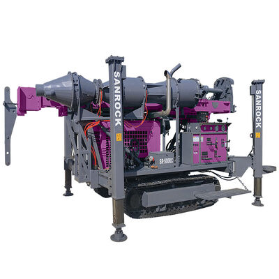 Machine de forage de carottage minier Force de levage 12KN Sonde de forage à circulation inverse Sonde de forage portable