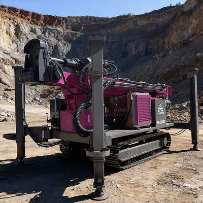 Machine de forage à circulation inverse pour l'exploration géologique, équipement de forage au diamant de 500 m