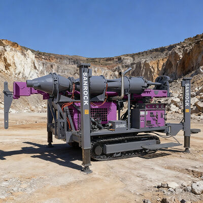 Machine de forage à circulation inverse pour l'exploration géologique, équipement de forage au diamant de 500 m