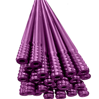 Barre en acier fileté T38/T45/T51 Outils de forage en roche Barre de forage à marteau haute performance