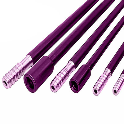 Tige de forage d'extension filetée pour l'exploitation minière, l'extraction de pierres, le creusement de tunnels et le dynamitage, tige de forage au carbure