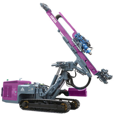 Forage DTH rotatif à 360° avec une profondeur de forage maximale de 150 m et un contrôle hydraulique pour les trous d'explosion de roche dure