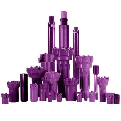 Forage de forage de forage en roche pièces détachées de la machine d'extraction DTH Button Drill Bits DHD380 Set de forage