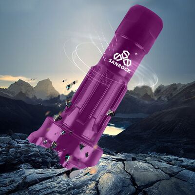 DTH à haute pression de l'air DTH Hammer Button Bit Mining Rock Drill Bit Tungstène carbure de forage