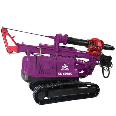 Forage de forage par auger rotatif de haute précision 15 m de profondeur Forage hydraulique rotatif