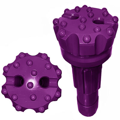 DTH à haute pression de l'air DTH Hammer Button Bit Mining Rock Drill Bit Tungstène carbure de forage