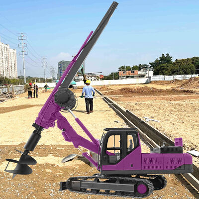 Appareil de forage rotatif Profondeur de forage 20m Équipement de forage pour la construction routière et municipale Appareil de forage portable
