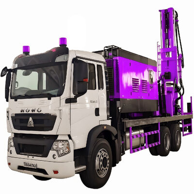 Rigs de forage de puits d'eau hydrauliques Équipement de forage géothermique Monté sur camion Machine de forage de puits d'eau