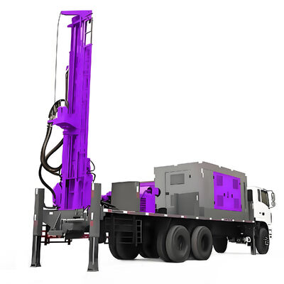 Machine hydraulique de forage de puits d'eau de surveillance environnementale