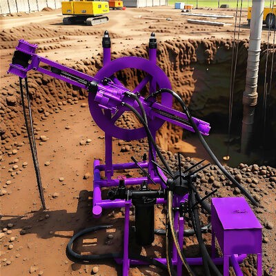 Plate-forme de forage DTH portative, machine de forage directionnelle horizontale compacte, plate-forme de forage hydraulique
