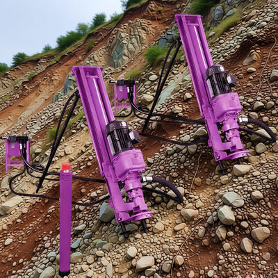Forage minier Forage à haute efficacité Fracturation et pénétration Roche Forage DTH Petite machine de forage
